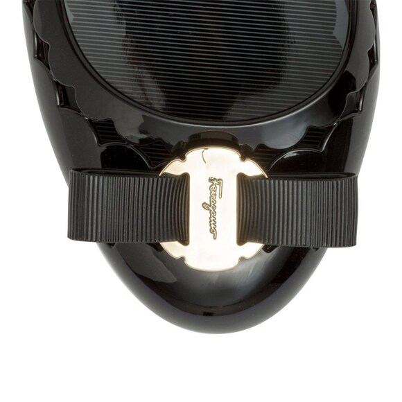 Salvatore Ferragamo Jelly black rubber Ballerinas‎ - Size 10 - Picture 3 of 9